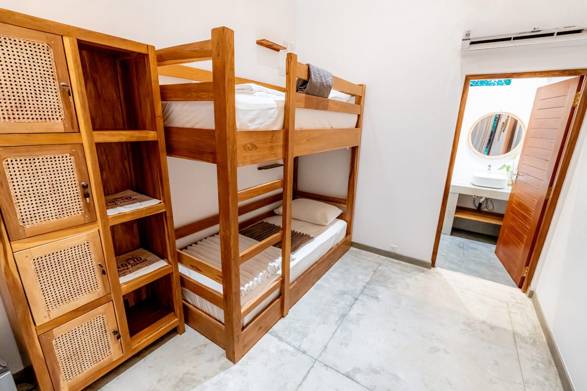 Standard room at the Sri Lanka surf house